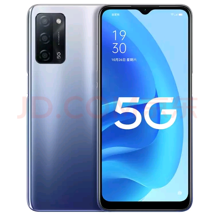 OPPO A55 双模5G 超大存储 5000mAh超大电池 长续航 后置AI三摄 亿级像素超清画质