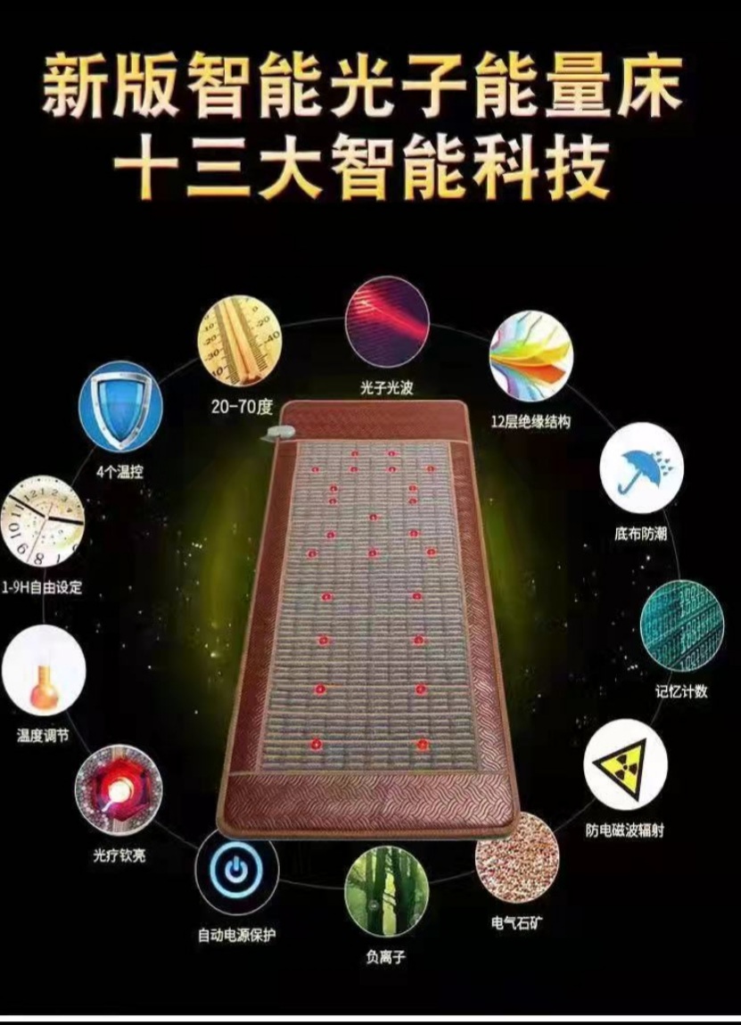 新版智能光子能量床十三大智能科技